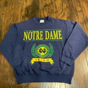 Vintage Notre Dame university crewneck